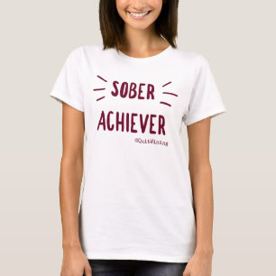 Nüchterner Durchführer-Slouchy Freund-T - Shirt