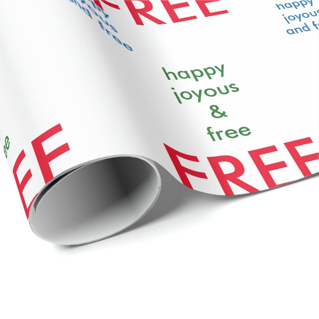 Nüchternheit-Packpapier! Geschenkpapier (Rolleneckpunkt)