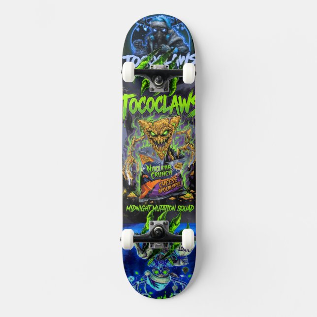Nuclear Crunch Monster | Toxoclaws Midnight Mutati Skateboard (Vorderseite)