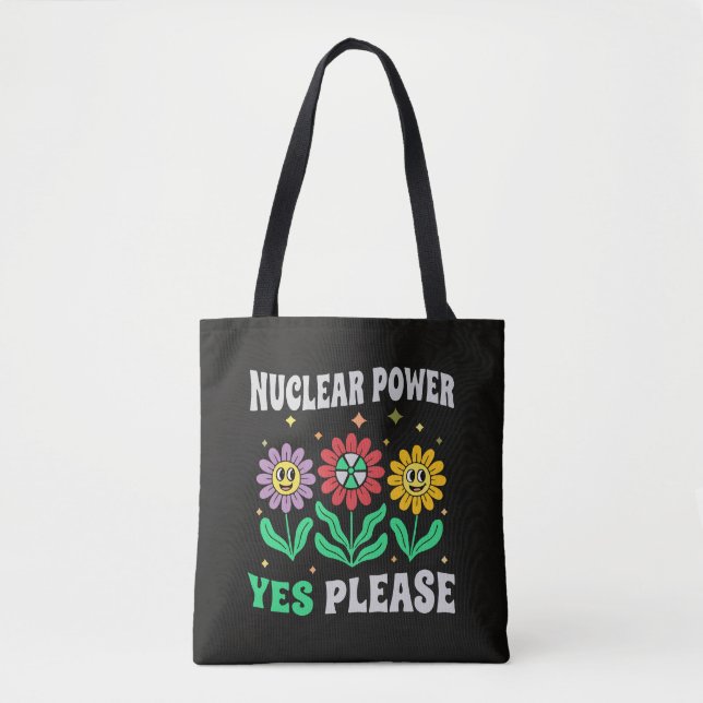 Nuclear power yes please smiling flowers (Vorderseite)
