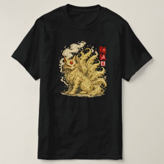 Nudel Kitsune – Japanischer Fuchsgeist aus Ramen T-Shirt