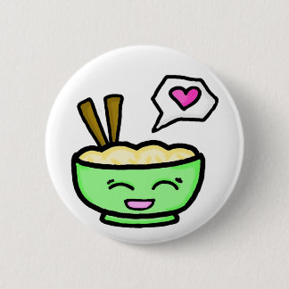 Nudel-Liebe-Knopf Button