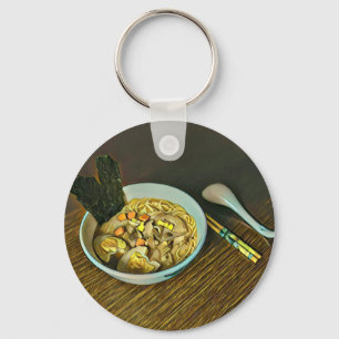 Nudelfan-Design Schlüsselanhänger