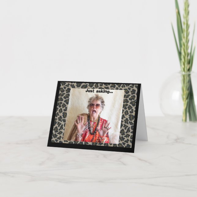 Nudeln für 300 Grußkarte zufällig kochen Karte (Vorderseite)