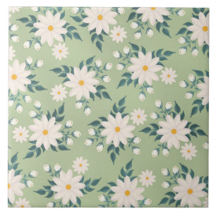 Nudeln im grünen Hintergrund Fliese