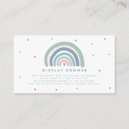 Nudeln-Regenbogen-Regenbogendusche Begleitkarte