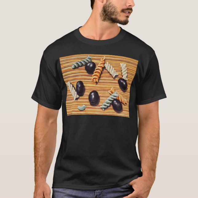 Nudelsalat-Chaos T-Shirt (Vorderseite)