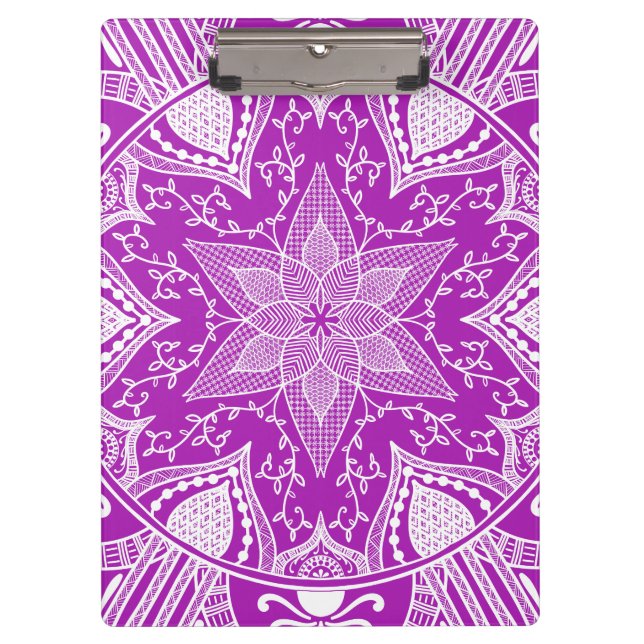 NudiBrana Mandala Klemmbrett (Vorderseite)