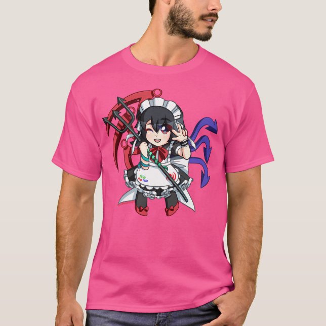 Nue Hojuu Maid Chibi T-Shirt (Vorderseite)
