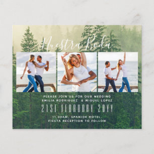 Nuestra Boda Foto Collage Wedding INVITE Flyer