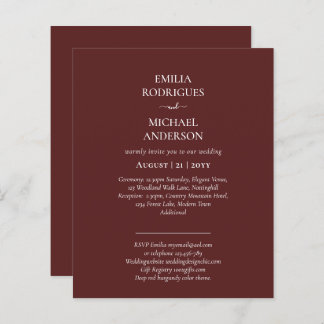 Nuestra Boda Moderne Typografie Viele FARBEN INVIT