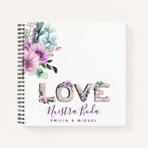 NUESTRA BODA Planificación o libro de visitas Notizbuch