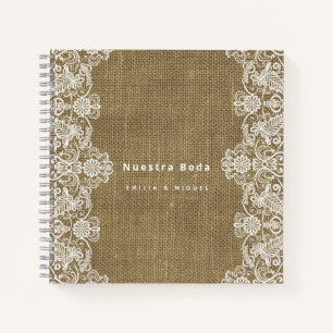 NUESTRA BODA Planificación o libro de visitas Notizbuch