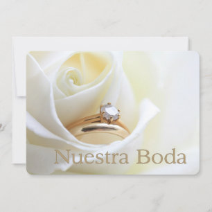 Nuestra Boda - Spanische Hochzeit Einladung