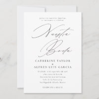 Nuestra Boda Spanische Sprache Schwarzes Skript Ho