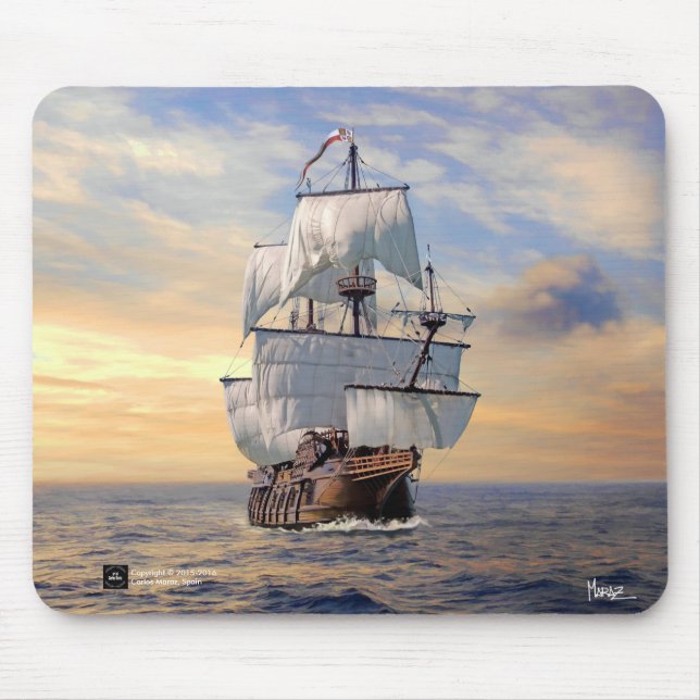 Nuestra Señora de Atocha Galleon Mousepads (Vorne)