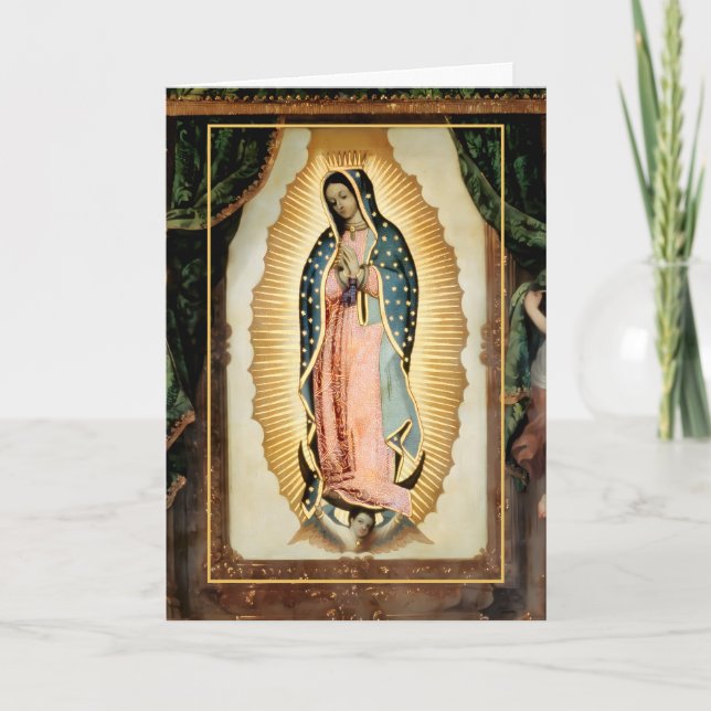 Nuestra Señora de Guadalupa Karte (Vorderseite)