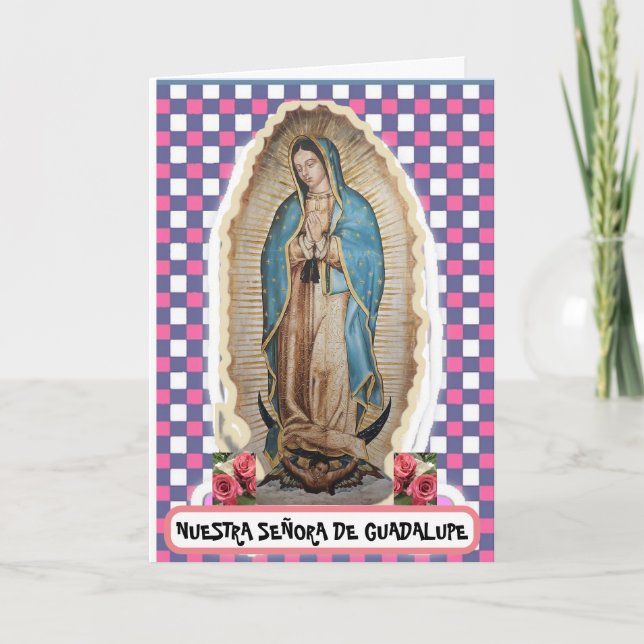 NUESTRA SEÑORA DE GUADALUPE Card Karte (Vorderseite)