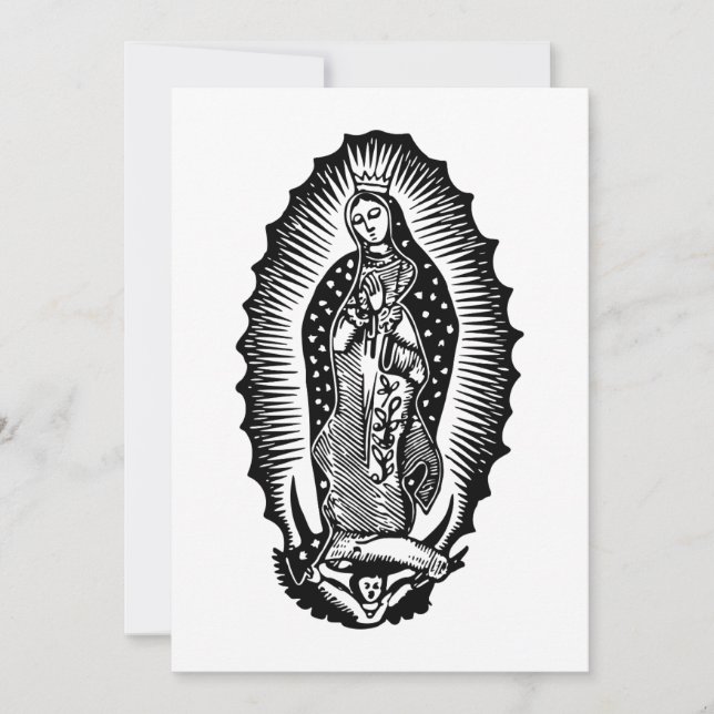 Nuestra Señora de Guadalupe Einladung (Vorderseite)
