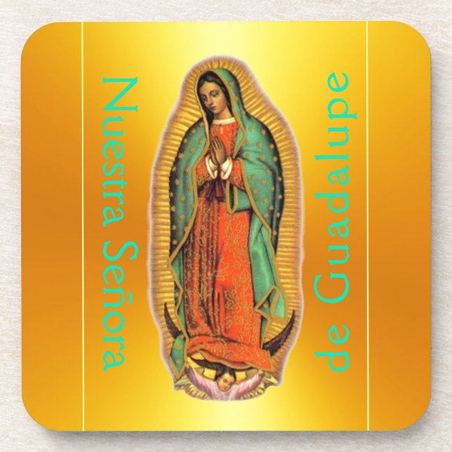 Nuestra Señora de Guadalupe  Getränkeuntersetzer (Vorderseite)