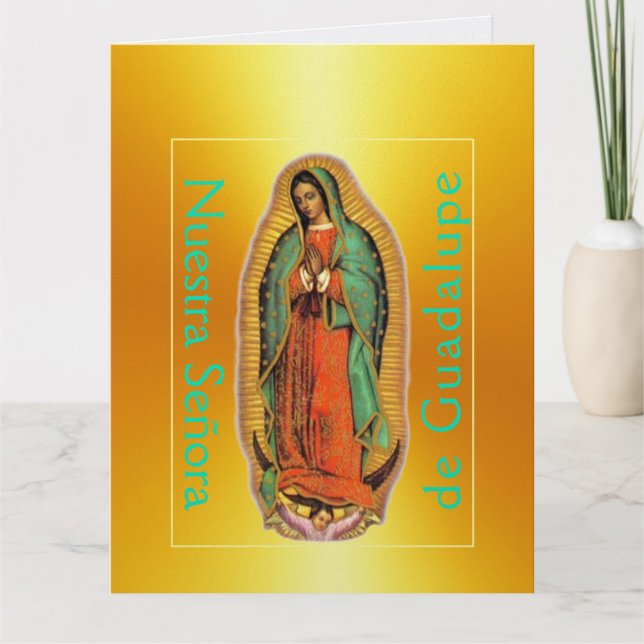 Nuestra Señora de Guadalupe Karte (Vorderseite)