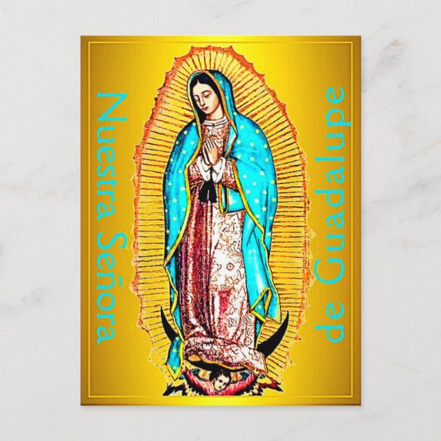 Nuestra Señora de Guadalupe Postkarte (Vorderseite)