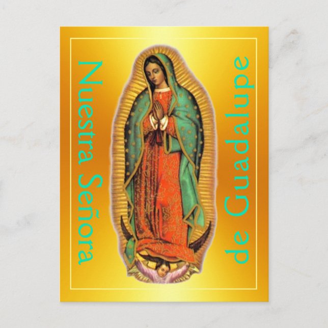 Nuestra Señora de Guadalupe Postkarte (Vorderseite)