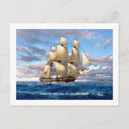 Nuestra Señora de las Mercedes Frigate Postkarten