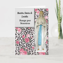 Nuestra Señora de Lourdes Card Karte