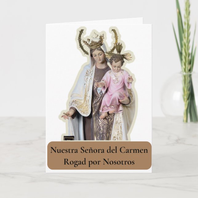 NUESTRA SEÑORA DEL CARMEN Card Karte (Vorderseite)