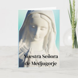 Nuestra Señora Medjugorje Card Karte