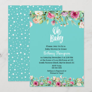 Nuetral Baby Shower Einladung