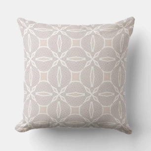 Nuetral Blue Geometric Designer Pillow Kissen