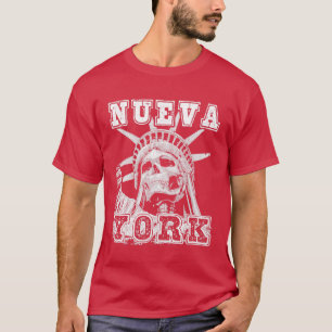 Nueva York Gothic Spanish New York Statue von Libe T-Shirt