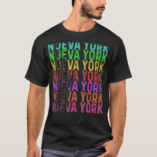 Nueva York New York Retro Style Vintag Spanisch 23 T-Shirt
