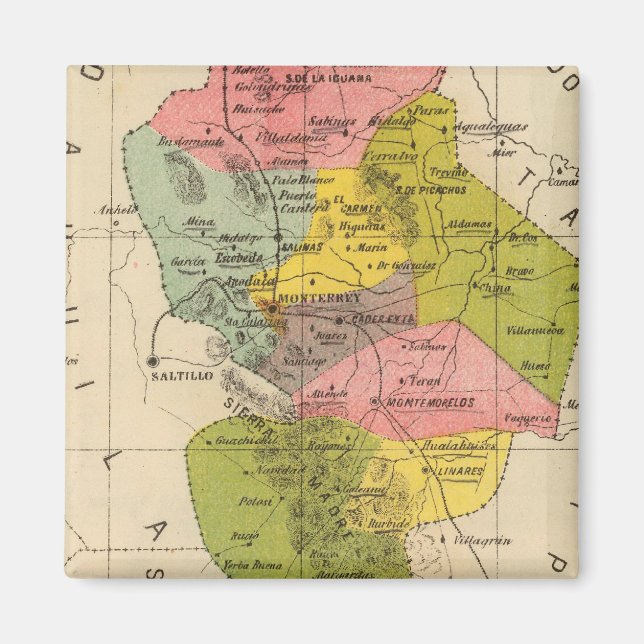 Nuevo Leon, Mexiko Magnet (Vorne)