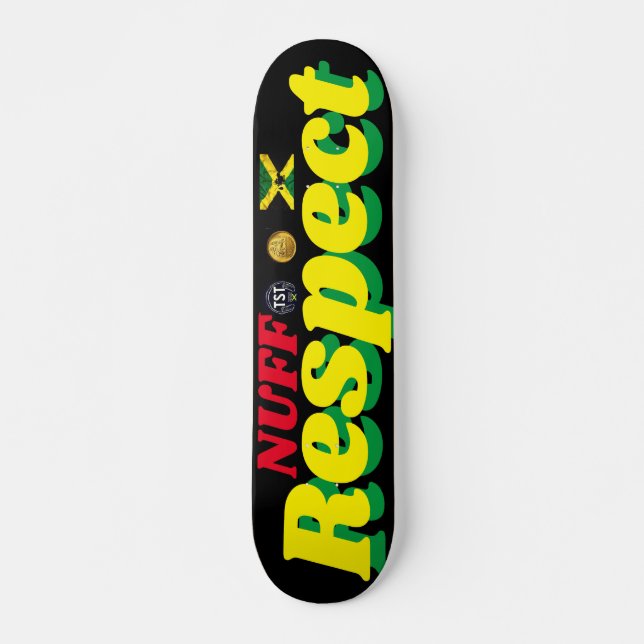 NUFF RESPECT  7 3/4" Skateboard-Deck Skateboard (Vorne)