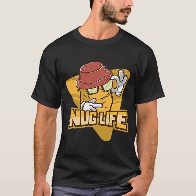 Nug Life Chicken Nugget T-Shirt (Vorderseite)