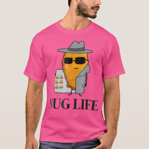 Nug Life T-Shirt Chicken Nugget Tshirt für Men Ki