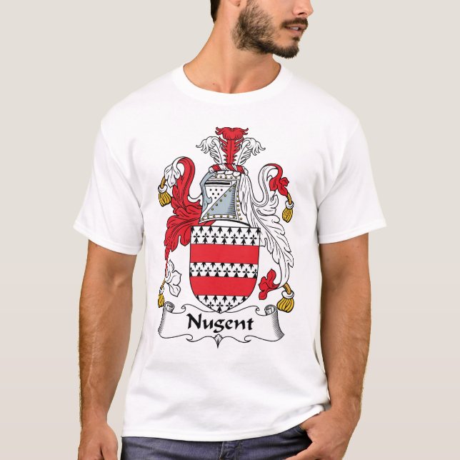 Nugent Familienwappen T-Shirt (Vorderseite)