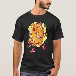 Nugge Nug Life Charakter Chicken Nugget T-Shirt