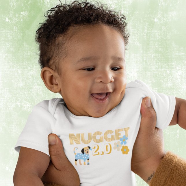 Nugget 2.0 Hund und Blume Baby Strampler (Von Creator hochgeladen)