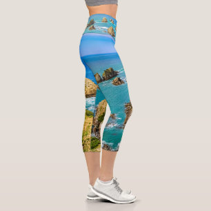 Nugget Point Inseln, Neuseeland Capri Leggings