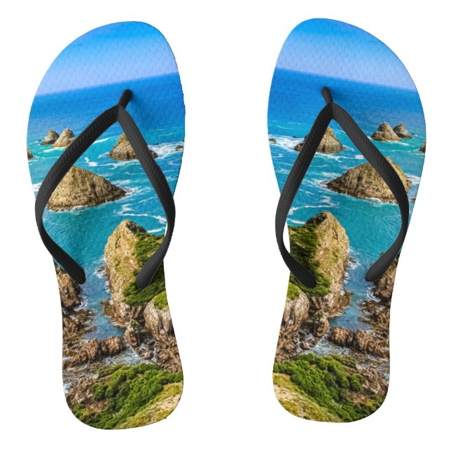 Nugget Point Inseln, Neuseeland Flip Flops (Fußbett)