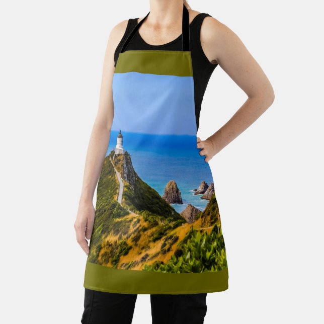 Nugget Point Leuchtturm, Neuseeland Schürze (InSitu)