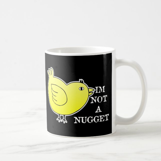 Nugget-Schwarzes Tasse (Rechts)