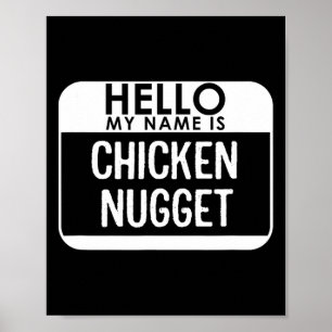 Nugget Tracht Spaß Leichte Last Minute Halse Poster