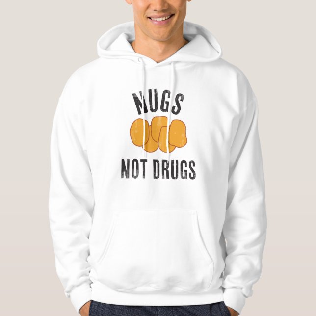 Nugs keine Drogen Hoodie (Vorderseite)