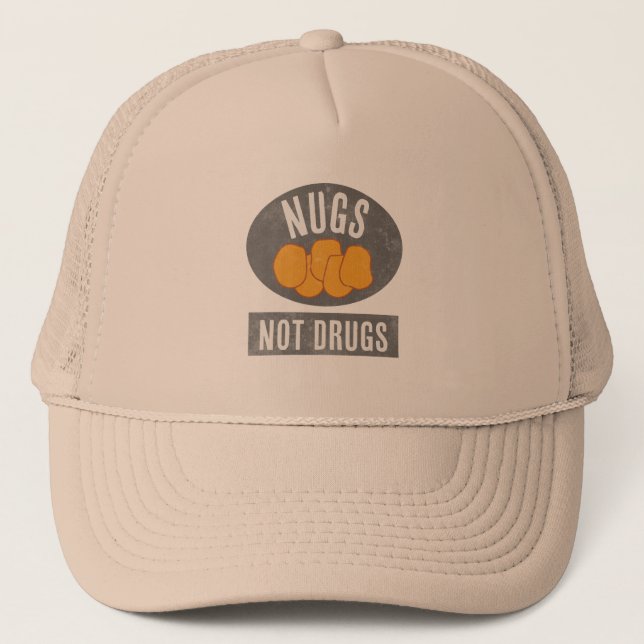 Nugs keine Drogen Truckerkappe (Vorderseite)