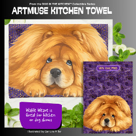 NUK- Red Chow - ArtMuse Kitchen Towels Geschirrtuch